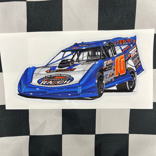 10 Atlanta Paving, TMC Super Late Model Decal